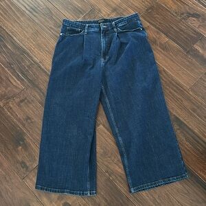Banana Republic wide leg crop jeans Sz 16/33